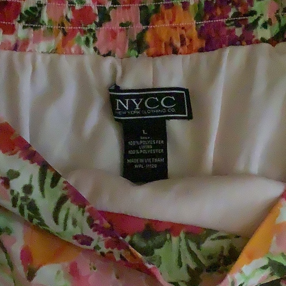 Floral skirt only worn once to bridal shower